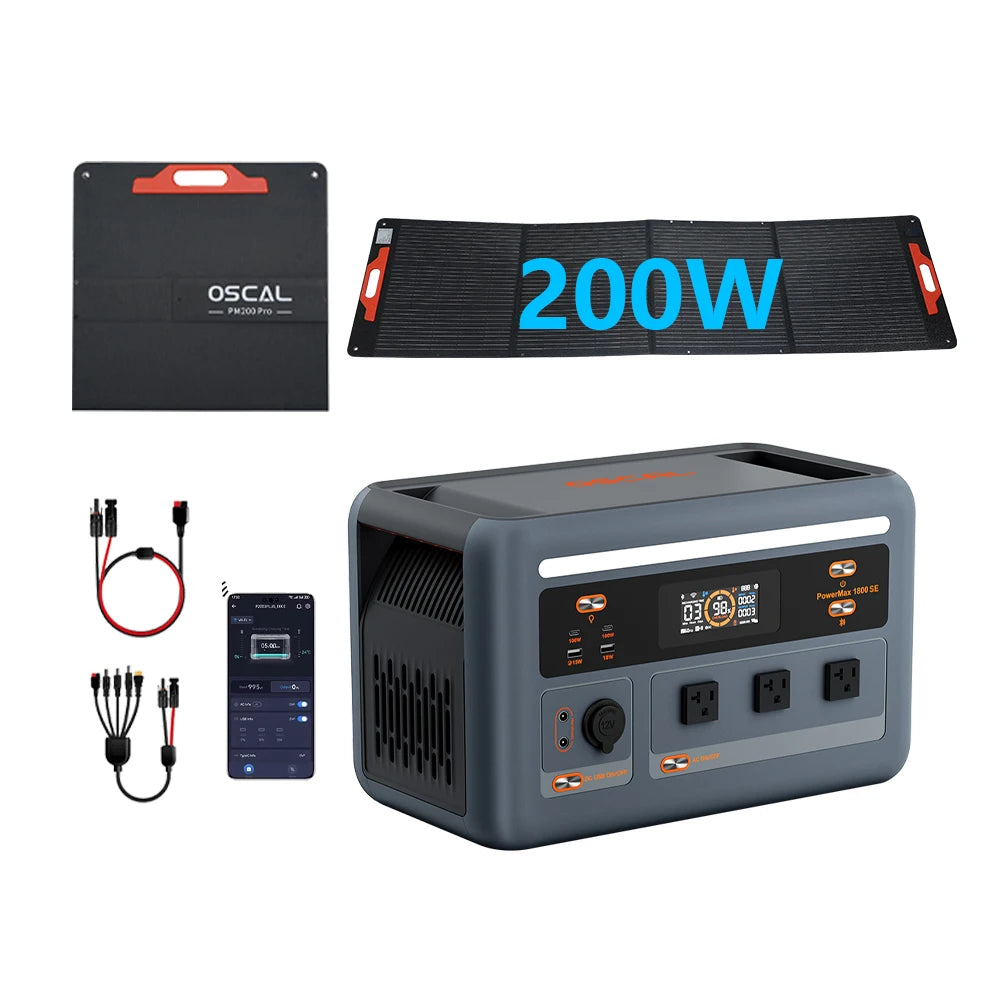 OSCAL PowerMax 1800 SE Power Station | 1024Wh LiFePO4