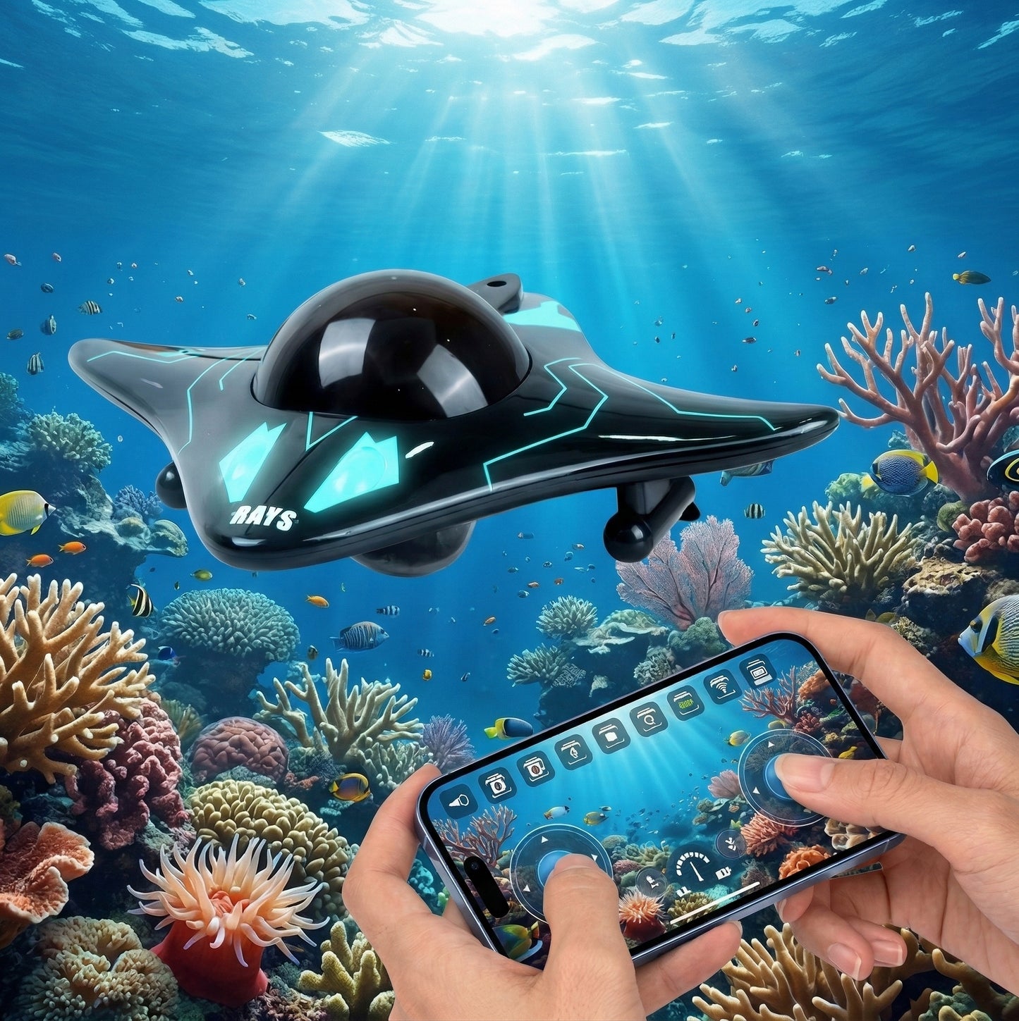 Deep-Dive HD WiFi Explorer Submarine