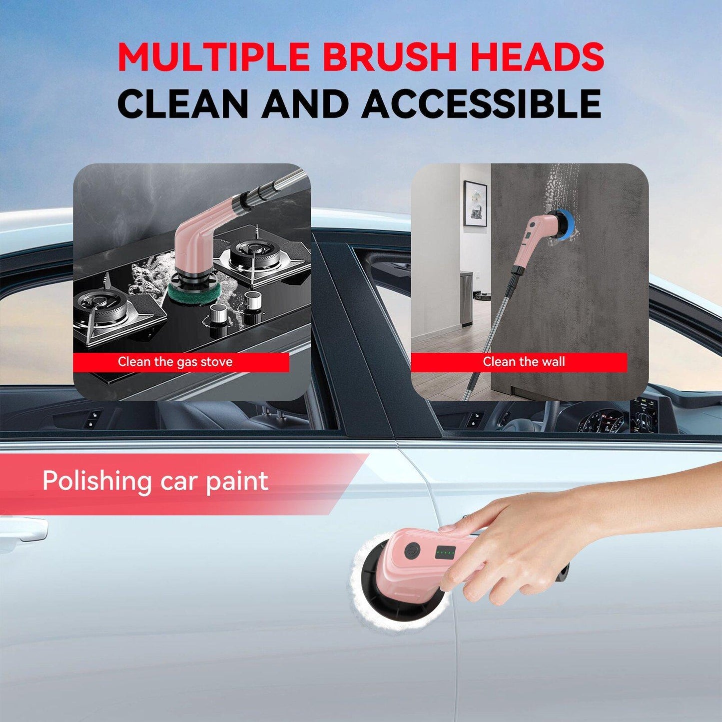 TurboScrub Pro - Cordless Power Scrubber