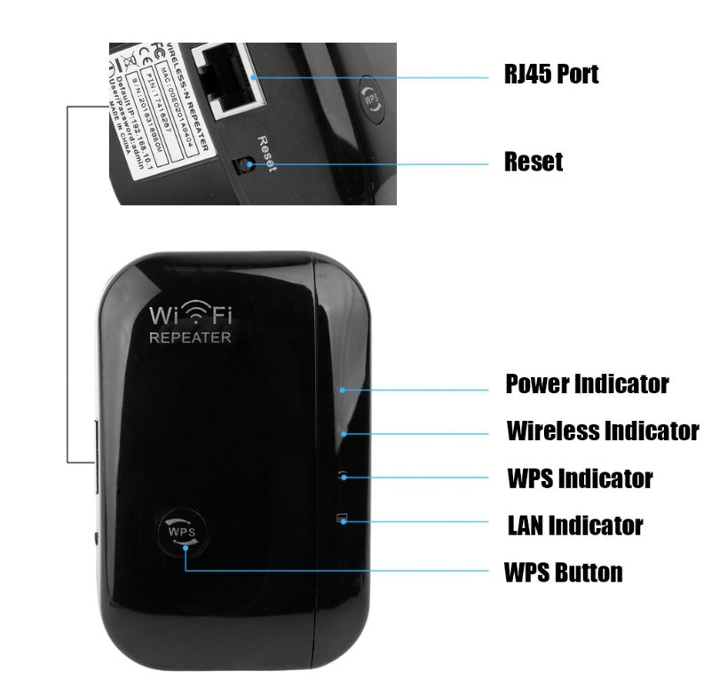 NexaBoost™ Pro Wireless WiFi Extender & Signal Booster