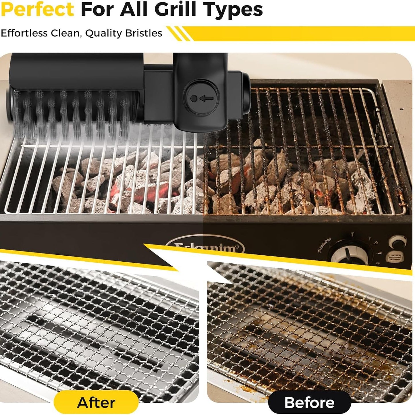 GrillMaster Pro - Electric BBQ Cleaning Brush