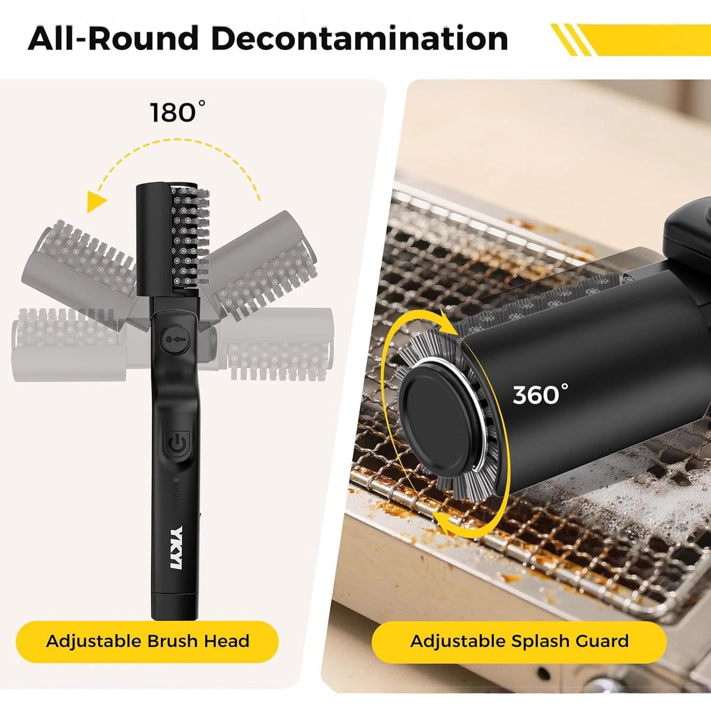 GrillMaster Pro - Electric BBQ Cleaning Brush