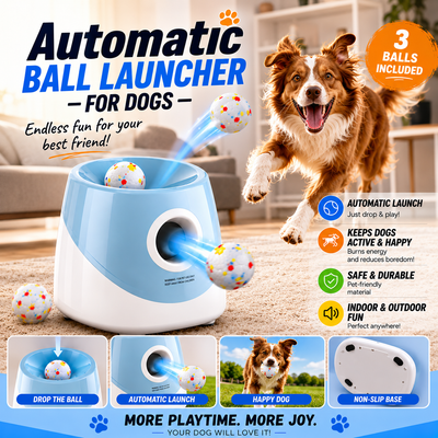 FetchMatic Automatic Dog Ball Launcher