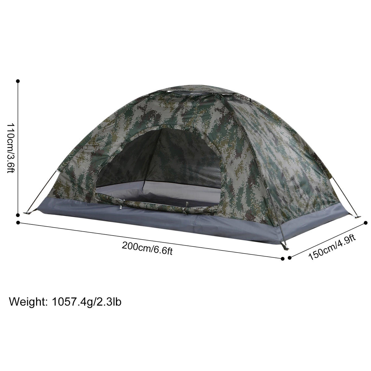 TOMSHOO Ultralight 1–2 Person Camping Tent | UPF 30+