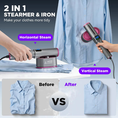 SteamJet Pro Handheld Garment Steamer