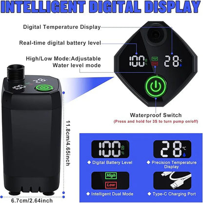 Rechargeable Portable Camping Shower | 6000mAh Battery