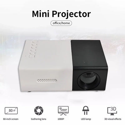 Portable Mini Projector 1080P – Home Theater & Camping