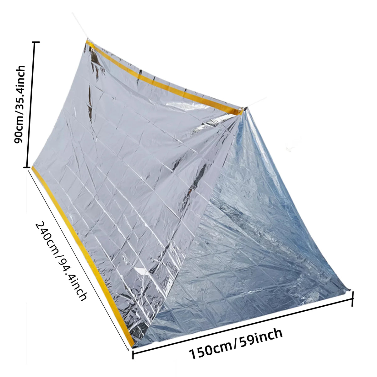 2-Person Waterproof Emergency Tube Tent | Compact Shelter