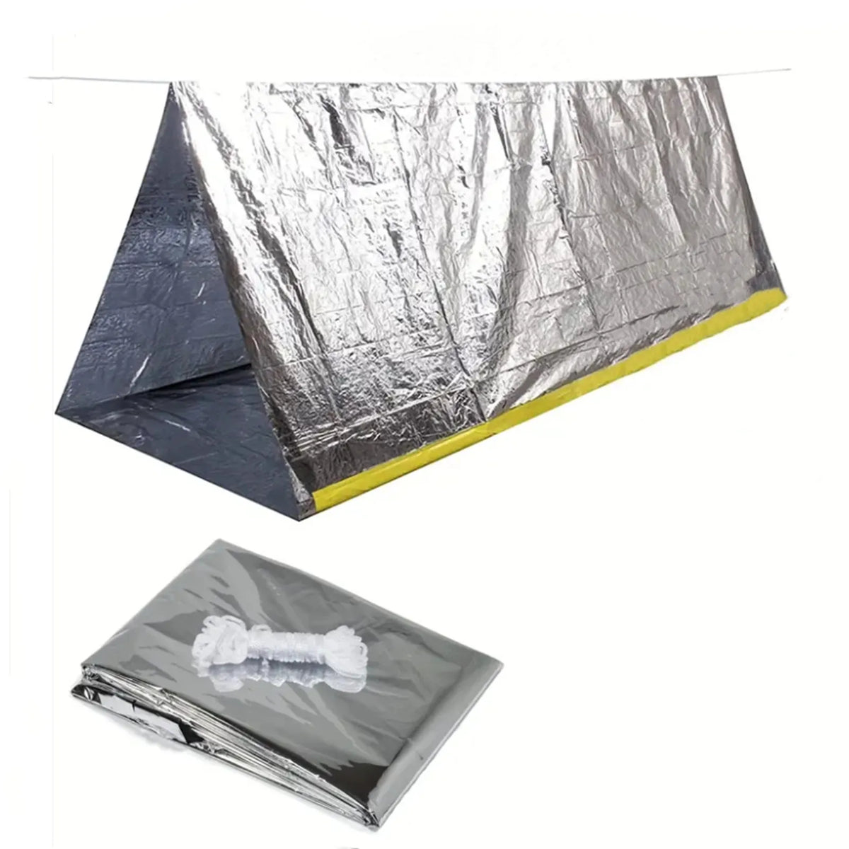 2-Person Waterproof Emergency Tube Tent | Compact Shelter