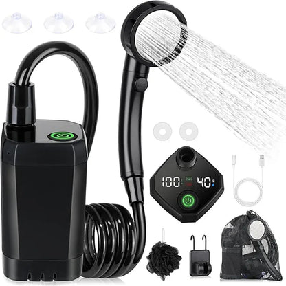 Rechargeable Portable Camping Shower | 6000mAh Battery