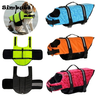 SafeSwim Reflective Dog Life Jacket
