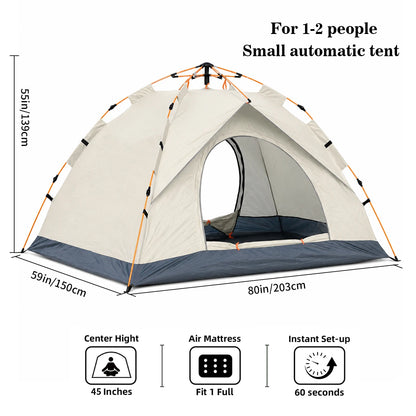 Automatic Pop-Up Camping Tent for 2–4 People