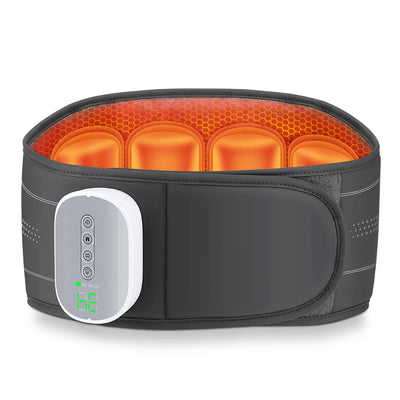 BackEase Heated Lumbar Traction Belt worn on lower back