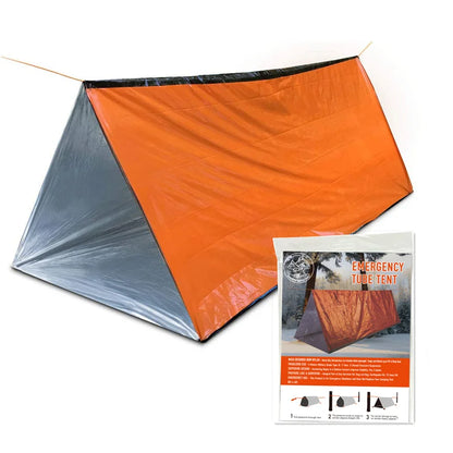 2-Person Waterproof Emergency Tube Tent | Compact Shelter
