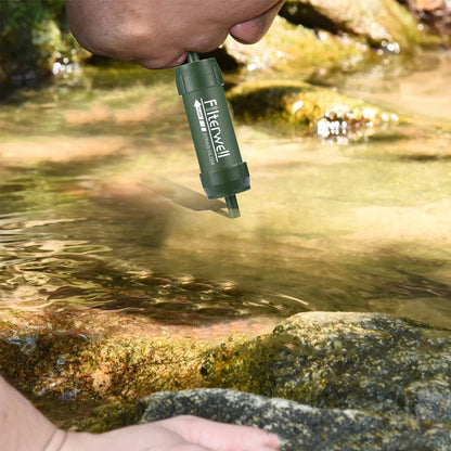 Portable Water Filter Straw for Survival & Emergency