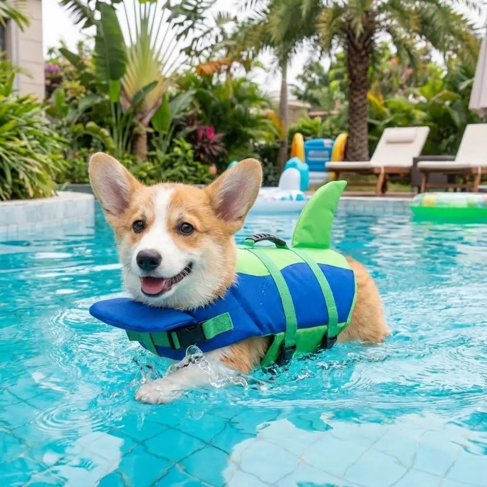 Paw Float™ Shark Dog Life Jacket