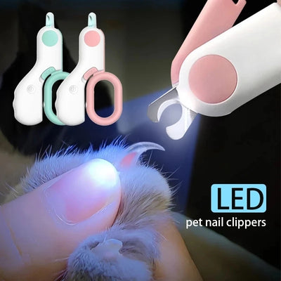 LED Pet Nail Clipper – Safe Trim for Dogs &amp; Cats