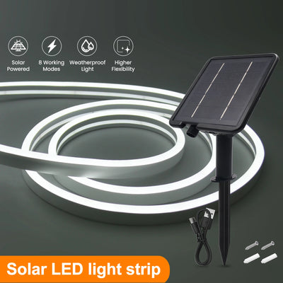 SolarGlow Outdoor Neon Strip Light