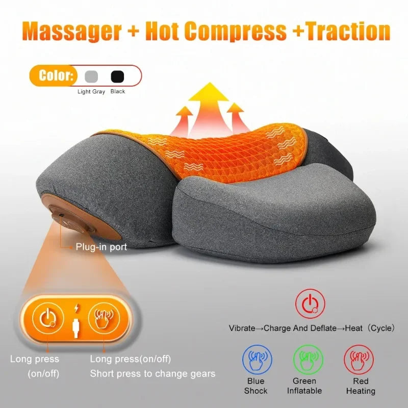 CervaCare neck massager in use