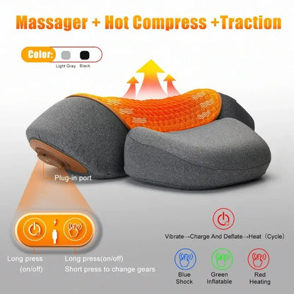 CervaCare neck massager in use