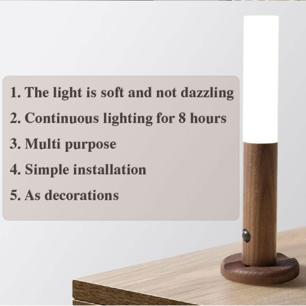 LuminaWood™ Smart Magnetic Wall Sconce & Night Light