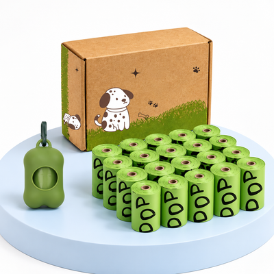 Eco-Friendly Dog Waste Bags with Dispenser | 450 Count
