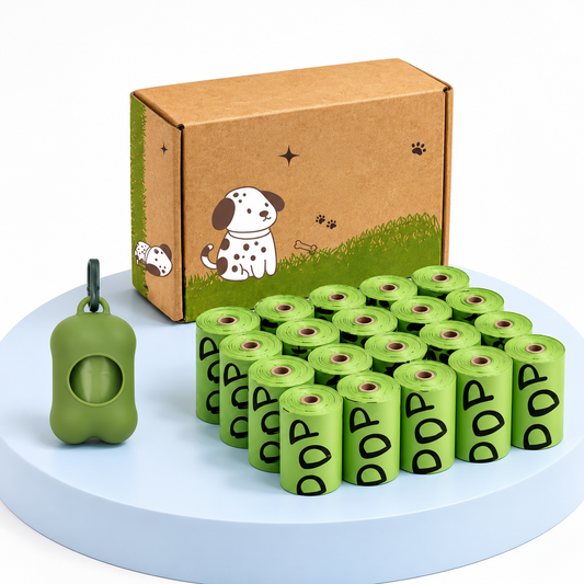 Eco-Friendly Dog Waste Bags with Dispenser | 450 Count