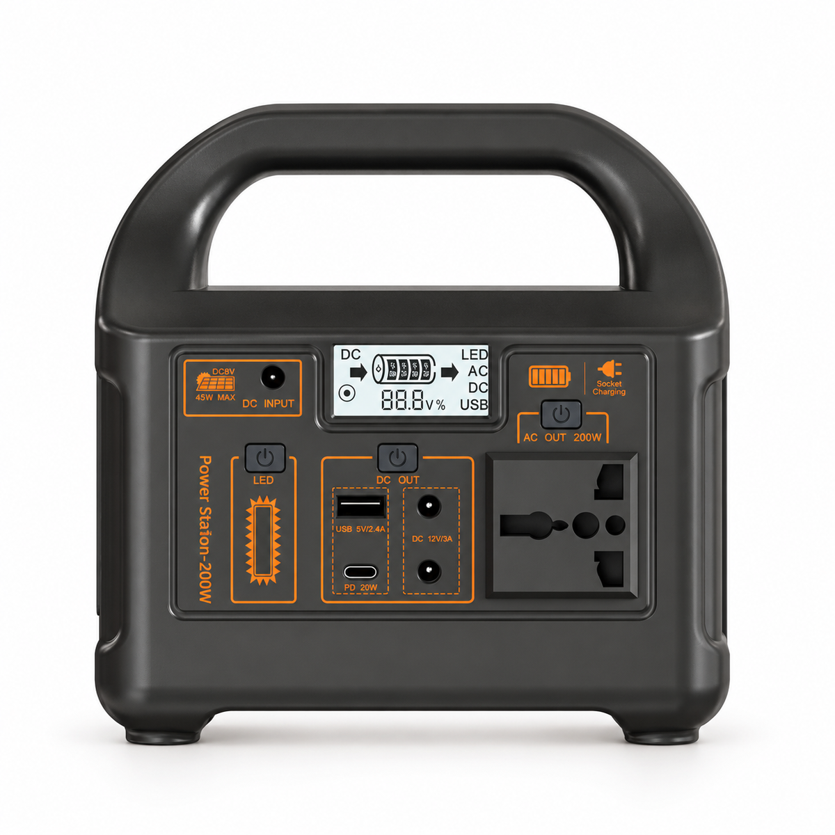 gaiaray portable power station — studio product view