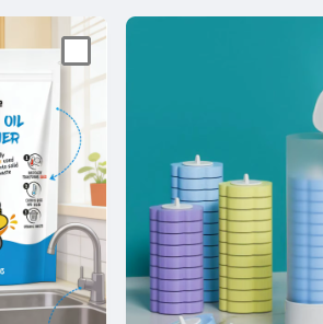 Supplier reference showing the exact disposable toilet brush kit