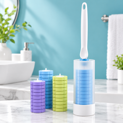 Disposable Toilet Brush Cleaning Kit | 18 or 36 Pieces